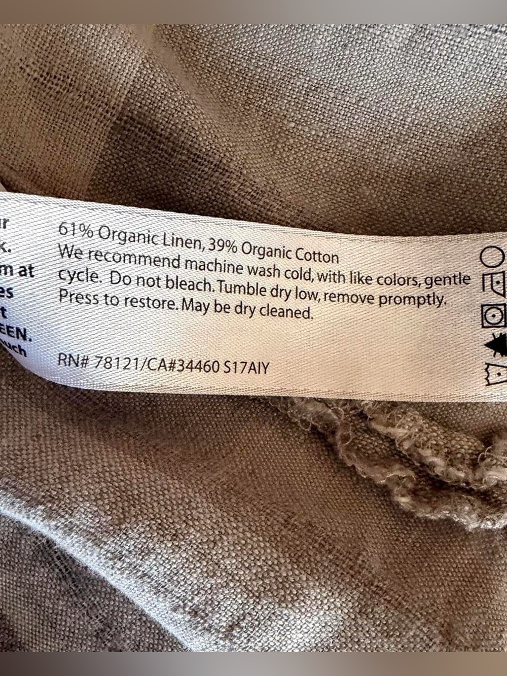 Eileen Fisher Plaid Boxy Top Gray White Medium - Picture 7 of 8